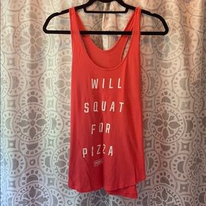 Pink VS workout top